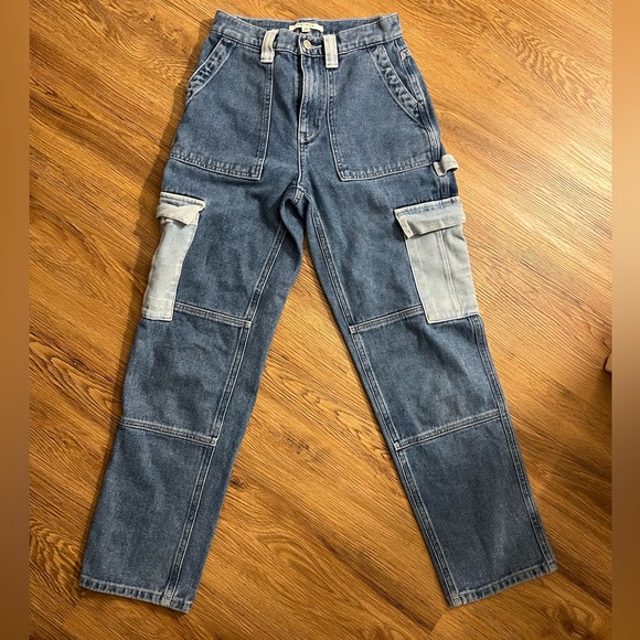 Pacsun Mom Jeans Cargo Womens Jeans 23 - Picture 1 of 4